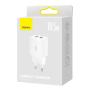 Зарядное устройство Baseus Compact Charger 2 USB-A 10,5 Вт CCXJ010202 (CCCP10UE), белый