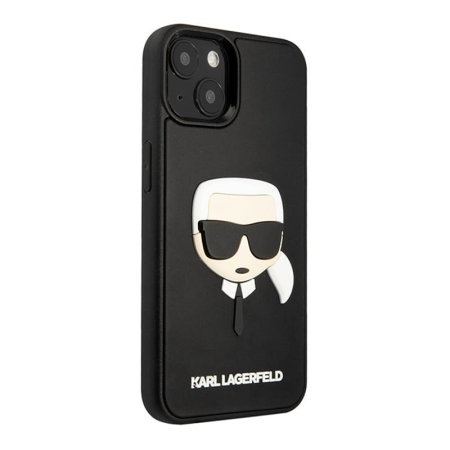 Чехол Karl Lagerfeld для iPhone 14 3D Rubber Karl's head Hard (KLHCP14SKH3DBK) Черный Чехол Karl Lagerfeld для iPhone 14 3D Rubber Karl's head Hard (KLHCP14SKH3DBK) Черный