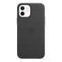 Чехол Leather Case MagSafe для Apple iPhone 12/12 Pro Black, черный Чехол Leather Case MagSafe для Apple iPhone 12/12 Pro Black, черный