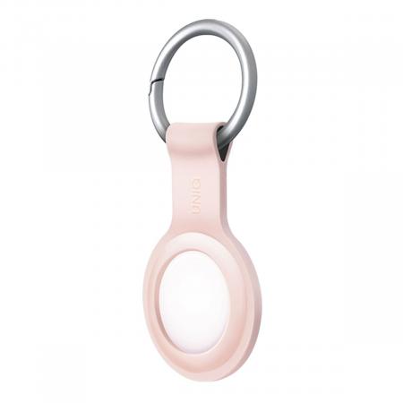 Чехол для Apple AirTag UNIQ Lino Liquid silicone (AIRTAG-LINOPNK) Розовый