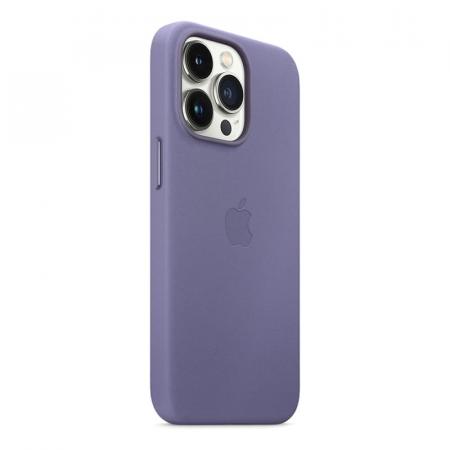 Чехол Leather Case MagSafe для Apple iPhone 13 Pro, кожа, «сиреневая глициния» Чехол Leather Case MagSafe для Apple iPhone 13 Pro, кожа, «сиреневая глициния»