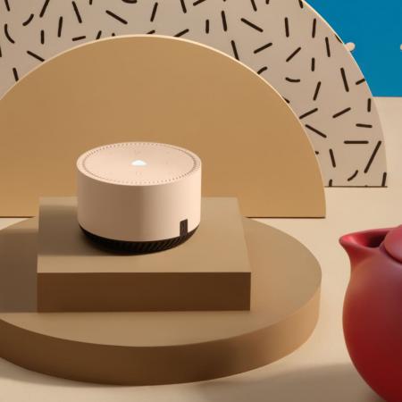 Умная колонка Яндекс.Станция Лайт Бежевый