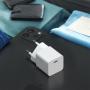 Зарядное устройство Deppa Wall Charger GaN USB Type-C, Power Delivery, 20 Вт (11400), белый