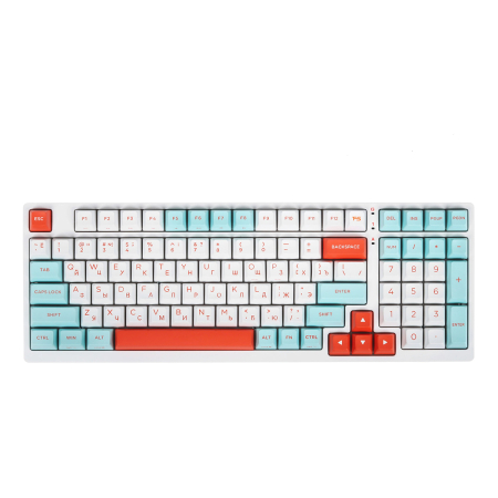 Клавиатура A4Tech Fstyler FS300, USB for gamer LED Panda Snorklening Механическая Белый