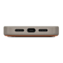 Чехол для iPhone 17 Pro с MagSafe UNIQ DS LYDEN (IP6.3P(2025)-LDSFORGFGRY) Оранжево-серый