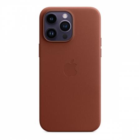 Чехол Leather Case MagSafe для Apple iPhone 14 Pro Max «Umber» Чехол Leather Case MagSafe для Apple iPhone 14 Pro Max «Umber»