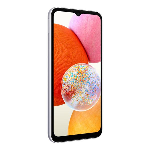 Samsung Galaxy A14 (2023) 4/64Gb Silver, серебряный