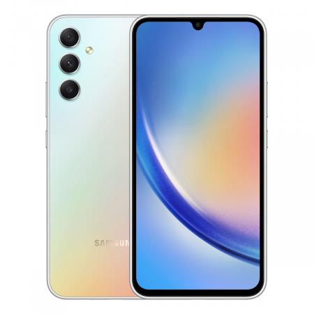 Samsung Galaxy A34 (2023) 8/128Gb Awesome Silver, серебряный