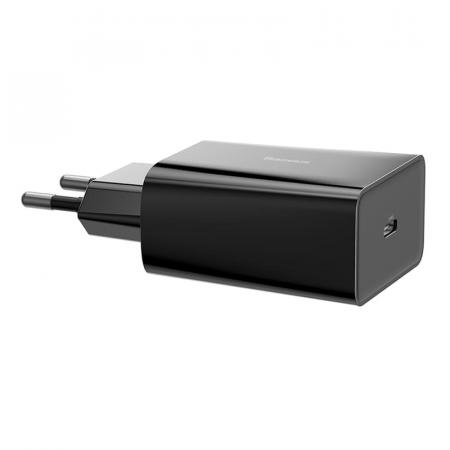 Зарядное устройство USB Type-C Baseus Speed Mini 18 Вт (CCFS-X01), черный
