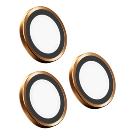 Защитное стекло для камеры iPhone 17 Pro/17 Pro Max uBear Extreme Metal Lens Shield Оранжевое