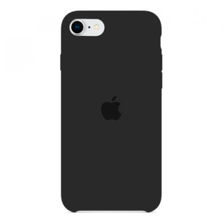 Чехол Silicone Case для Apple iPhone 7/8/SE (2020) Black, чёрный