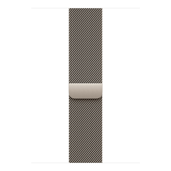 Apple Watch Series 11, 42 мм корпус из титана цвета «Natural», ремешок Milanese Loop цвета «Natural»