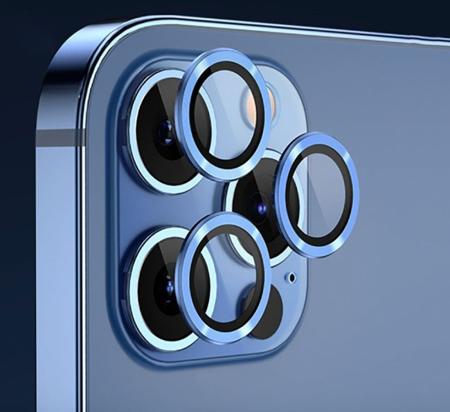 Стекло для камеры iPhone 15 Pro/15 Pro Max SUPGLASS Anti Glare Camera lens glass (XC-31) Чёрный