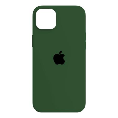 Чехол Silicone Case для Apple iPhone 14 Plus Темно-зеленый