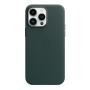 Чехол Leather Case MagSafe для Apple iPhone 14 Pro Max «Forest Green» Зеленый