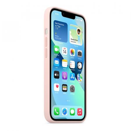 Чехол Silicone Case MagSafe для Apple iPhone 13 Светло-розовый Чехол Silicone Case MagSafe для Apple iPhone 13 Светло-розовый