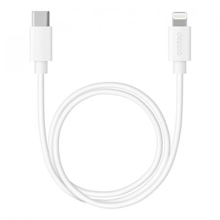 Кабель Deppa USB Type-C - Lightning 1,2 м (72280) Белый