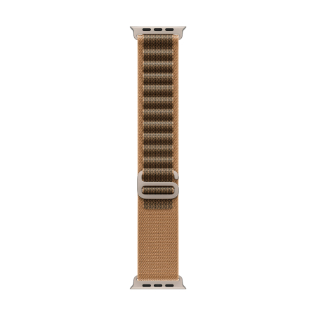 Apple Watch Ultra 4, 49 мм корпус из титана цвета «Natural», ремешок Alpine Loop цвета «Desert» размера L