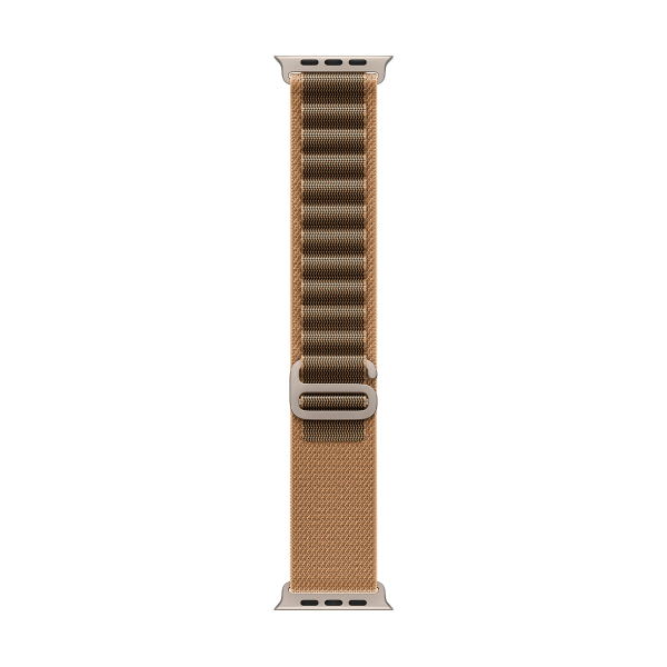 Apple Watch Ultra 4, 49 мм корпус из титана цвета «Natural», ремешок Alpine Loop цвета «Desert» размера L