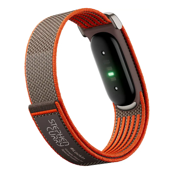 Фитнес-браслет Google Fitbit Air Stephen Curry, коричневый/оранжевый