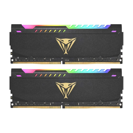 Оперативная память Patriot Viper Steel RGB (PVSR464G320C8K) DDR4 64GB 3200MHz CL18 DIMM 2x32 RGB