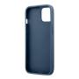 Чехол Guess для iPhone 13 PU 4G Stripe printed logo Hard (GUHCP13M4GDBL) Синий