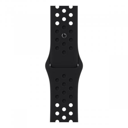 Apple Watch Nike SE (2022), 40 мм корпус из алюминия цвета «Midnight», ремешок Nike Sport Band размера S/M цвета «Black/Black» Apple Watch Nike SE (2022), 40 мм корпус из алюминия цвета «Midnight», ремешок Nike Sport Band размера S/M цвета «Black/Black»