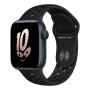 Apple Watch Nike SE (2022), 40 мм корпус из алюминия цвета «Midnight», ремешок Nike Sport Band размера S/M цвета «Black/Black» Apple Watch Nike SE (2022), 40 мм корпус из алюминия цвета «Midnight», ремешок Nike Sport Band размера S/M цвета «Black/Black»