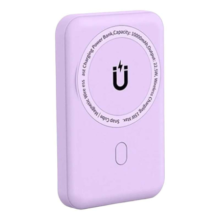 Внешний аккумулятор WiWU Power Bank Snap Cube-SC 10000mAh 22,5 Вт Фиолетовый