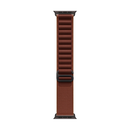 Apple Watch Ultra 4, 49 мм корпус из титана цвета «Black», ремешок Alpine Loop цвета «Burgundy» размера M