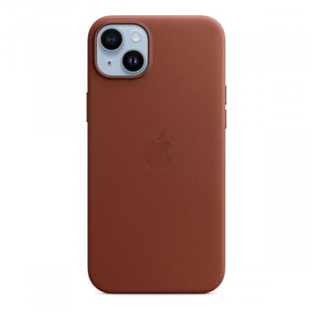 Чехол Leather Case MagSafe для Apple iPhone 14 Plus «Umber» Чехол Leather Case MagSafe для Apple iPhone 14 Plus «Umber»