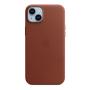 Чехол Leather Case MagSafe для Apple iPhone 14 Plus «Umber» Чехол Leather Case MagSafe для Apple iPhone 14 Plus «Umber»
