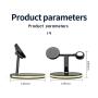 Беспроводное зарядное устройство 3в1 Wireless Charging Station Dock 25W Black, черный