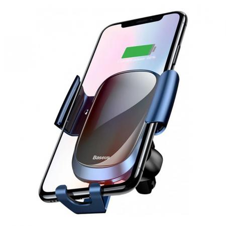 Гравитационный держатель для телефона Baseus Future Gravity Car Mount (SUYL-WL03) Синий