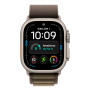 Apple Watch Ultra 4, 49 мм корпус из титана цвета «Natural», ремешок Alpine Loop цвета «Dark Olive» размера M