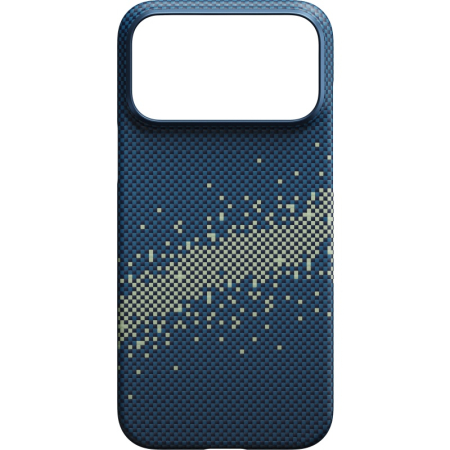 Чехол для  iPhone 17 Pro Max Pitaka Starpeak Ultra-Slim Case (Milky way galaxy) (KI1701MPM) Cиний