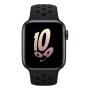 Apple Watch Nike SE (2022), 40 мм корпус из алюминия цвета «Midnight», ремешок Nike Sport Band размера S/M цвета «Black/Black» Apple Watch Nike SE (2022), 40 мм корпус из алюминия цвета «Midnight», ремешок Nike Sport Band размера S/M цвета «Black/Black»