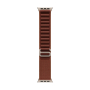 Apple Watch Ultra 4, 49 мм корпус из титана цвета «Natural», ремешок Alpine Loop цвета «Burgundy» размера L