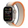 Apple Watch Ultra 2 (2023), 49 мм корпус из титана цвета «Natural», ремешок Trail Loop размера M/L цвета «Orange/Beige»