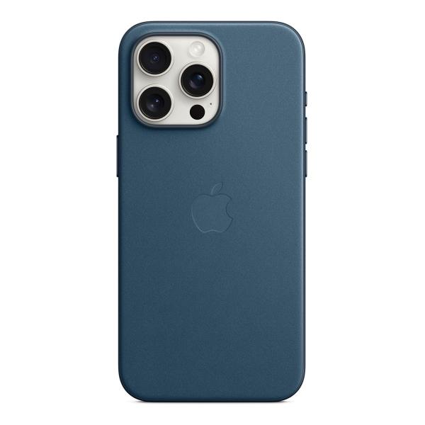 Чехол FineWoven Case для Apple iPhone 15 Pro Max с MagSafe Pacific Blue, синий