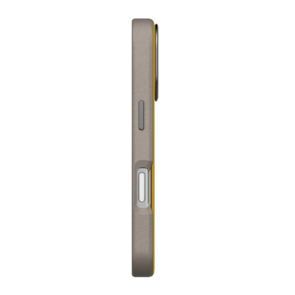 Чехол для iPhone 17 Pro с MagSafe UNIQ DS LYDEN (IP6.3P(2025)-LDSCYELFGRY) Желто-серый