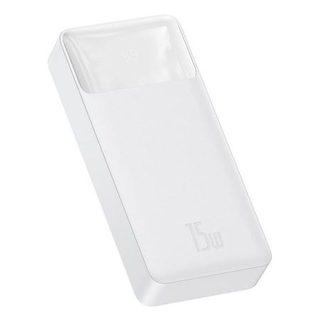 Внешний аккумулятор Baseus Bipow Digital Display Power Bank 20000mAh 15W (PPDML-J02) Белый