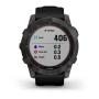 Часы Garmin FENIX 7X Carbon gray, черный