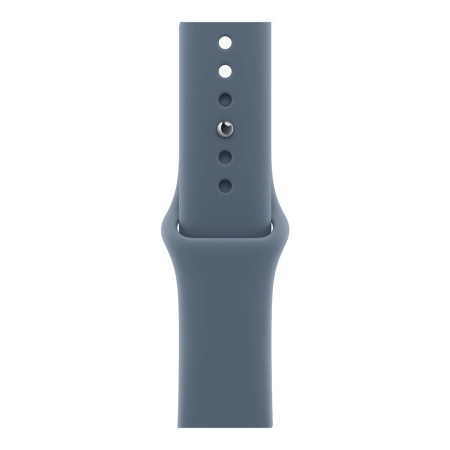 Apple Watch SE 3 (2025), 44 мм корпус из алюминия цвета «Midnight», ремешок Sport Band размера S/M цвета «Anchor Blue»
