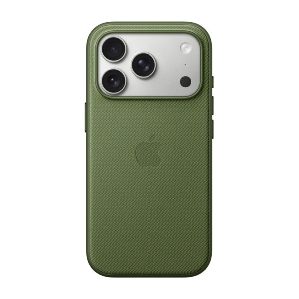 Чехол для Apple iPhone 17 Pro с MagSafe Apple TechWoven Case тканевый (original) Green, Зеленый