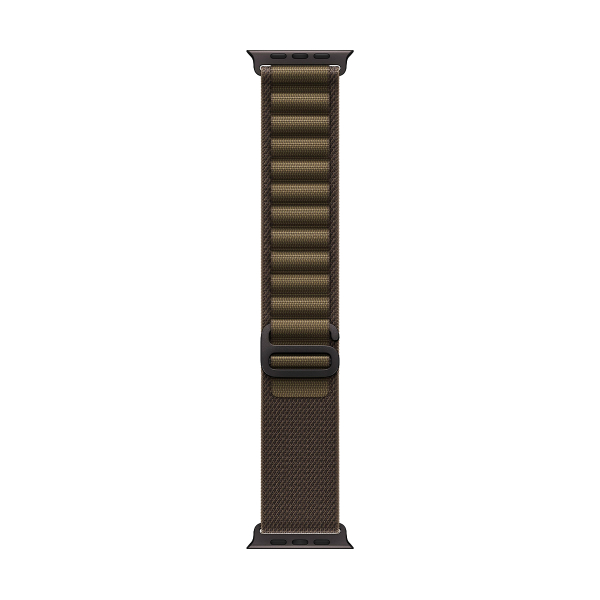 Apple Watch Ultra 4, 49 мм корпус из титана цвета «Black», ремешок Alpine Loop цвета «Dark Olive» размера M