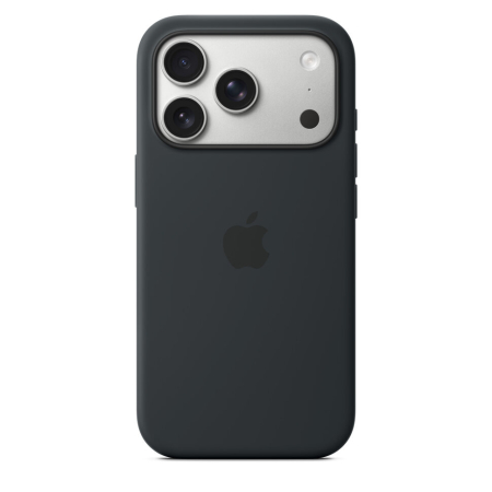 Чехол для Apple iPhone 17 Pro Max Silicone Case Black, чёрный