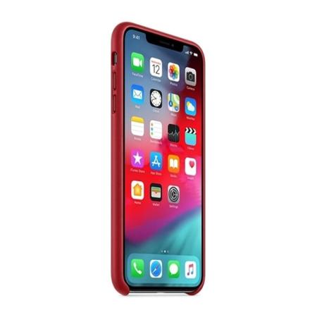 Чехол для Apple iPhone XR Leather Case Red, красный