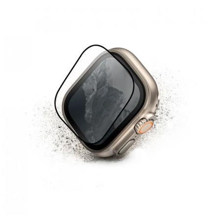 Стекло для Apple Watch Ultra 49 мм UNIQ OPTIX Vivid (true colors) (49MM-VIVIDCLEAR) +installer Clear/Black