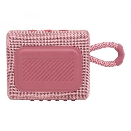Портативная колонка JBL Go 3 Pink, розовый